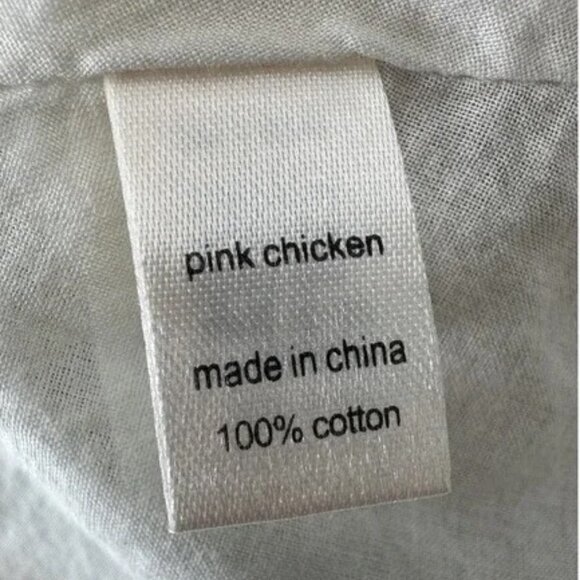 Pink Chicken Ruffled Tiered Green and Pink Sundress - Picture 6 of 8